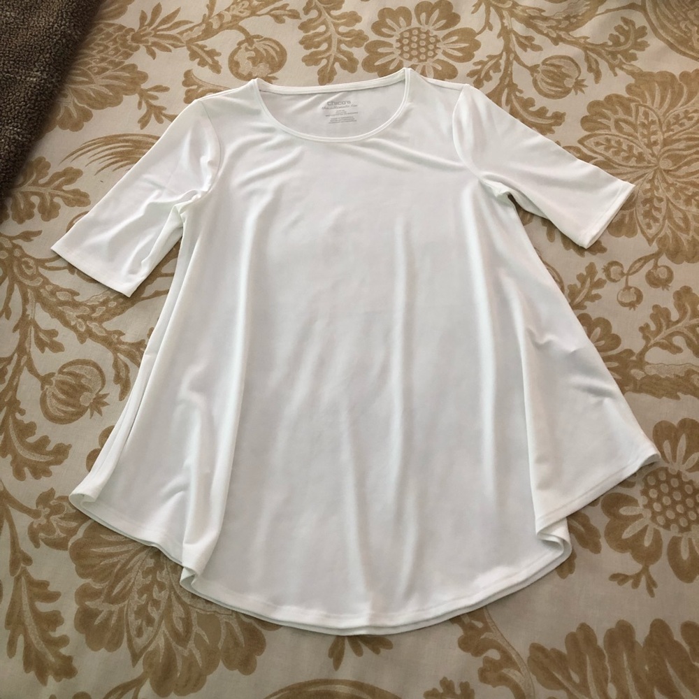 NWOT Chico’s Short Sleeve Tunic Top